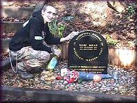 MEMORIAL CLEANING BY TAG MEMBERS KEV & FEE's SON ROHAN