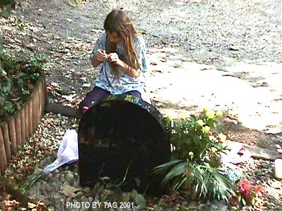 TAG MEMBER KEV & FEE'S DAUGHTER ELLIE BY THE MEMORIAL DEEP IN THOUGHT