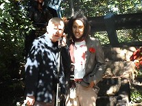 ROLAN & HARRY AT THE BRONZE BUST UNVEILING